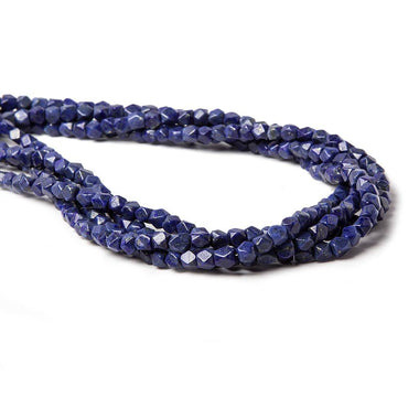 3.5-4mm Lapis Lazuli Faceted Nugget Beads 13.5 inch 85 pcs (ONLINE ORDER ONLY)