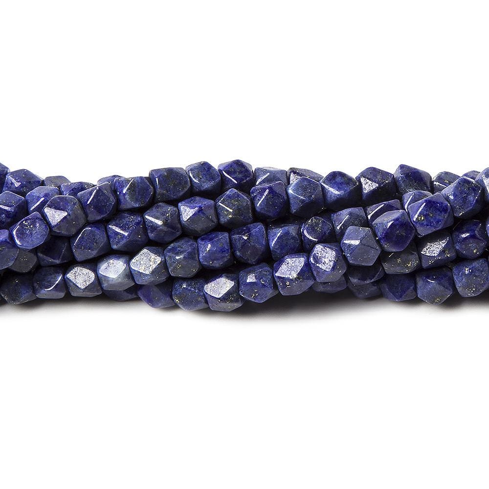 3.5-4mm Lapis Lazuli Faceted Nugget Beads 13.5 inch 85 pcs (ONLINE ORDER ONLY)