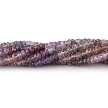3.5-4mm Multi Color Spinel Faceted Rondelle Beads 16 inch 190 pieces (ONLINE ORDER ONLY)
