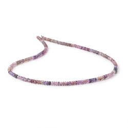 3.5-4mm Multi Color Spinel Faceted Rondelle Beads 16 inch 190 pieces (ONLINE ORDER ONLY)