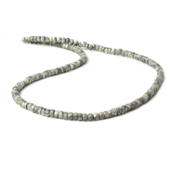 3.5-4mm Mystic Cat's Eye Green Quartz faceted rondelles 16 inch 135 pieces (ONLINE ORDER ONLY)