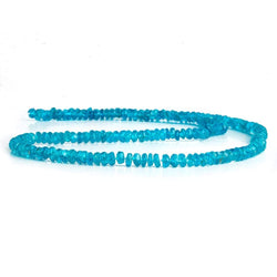 3.5-4mm Neon Apatite Faceted Rondelle 14 inch 171 pieces (ONLINE ORDER ONLY)