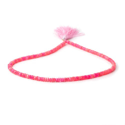 3.5-4mm Pink Ethiopian Opal Faceted Rondelle Beads 16 inch 186 pieces (ONLINE ORDER ONLY)