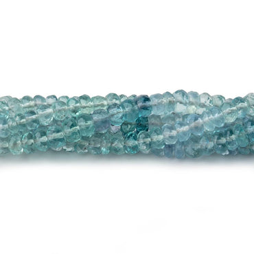 3.5-4mm Shaded Fluorite Faceted Rondelle Beads 16 inch 180 pieces (ONLINE ORDER ONLY)