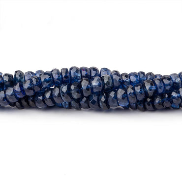 3.5-5.5mm Kyanite Faceted Rondelle Beads 17 inch 190 pieces AA (ONLINE ORDER ONLY)