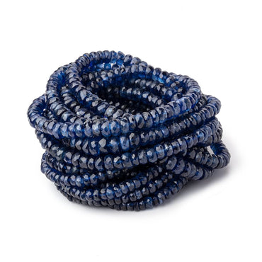 3.5-5.5mm Kyanite Faceted Rondelle Beads 17 inch 190 pieces AA (ONLINE ORDER ONLY)