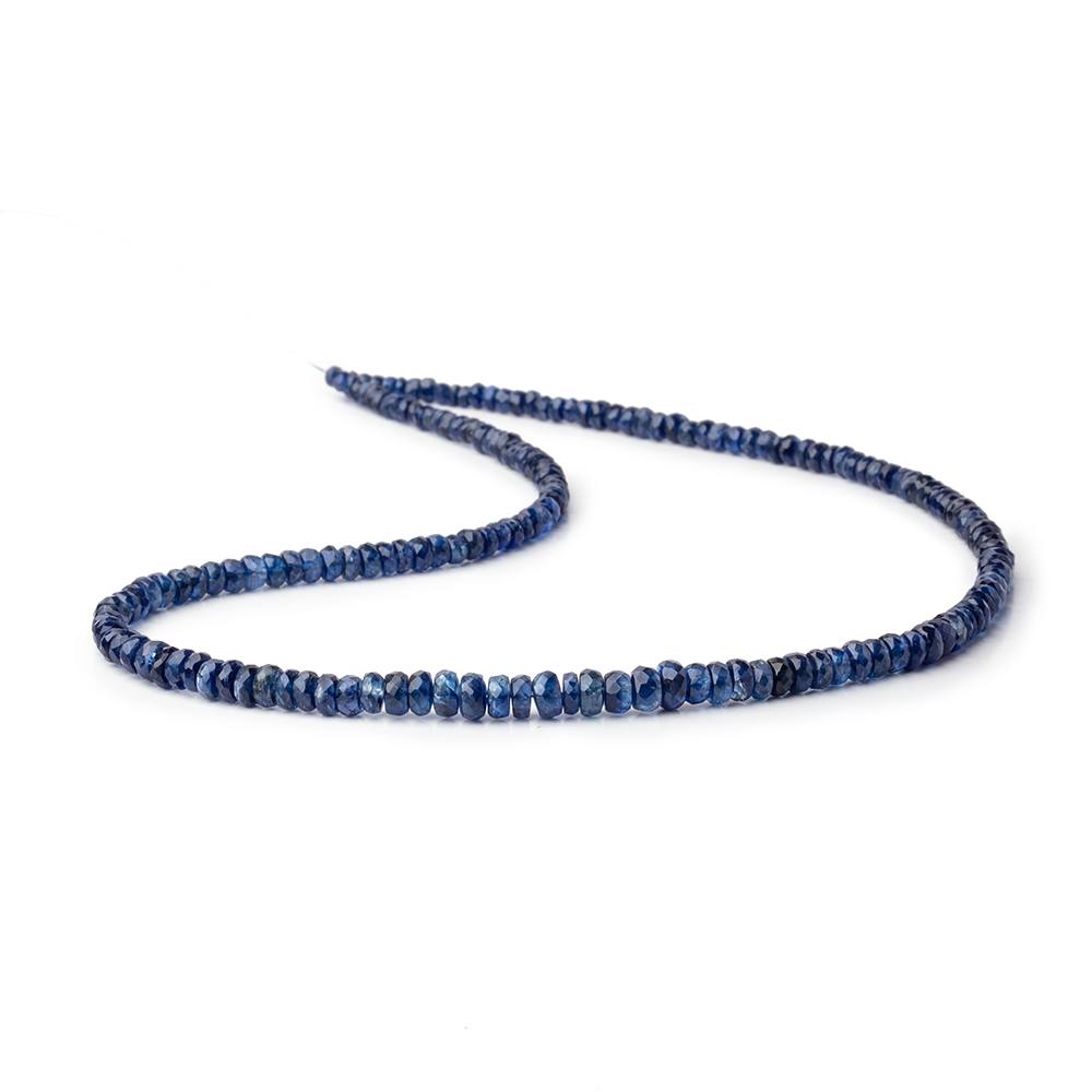 3.5-5.5mm Kyanite Faceted Rondelle Beads 17 inch 190 pieces AA (ONLINE ORDER ONLY)