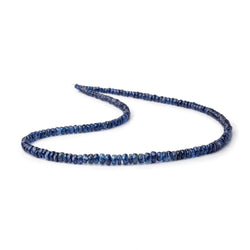 3.5-5.5mm Kyanite Faceted Rondelle Beads 17 inch 190 pieces AA (ONLINE ORDER ONLY)