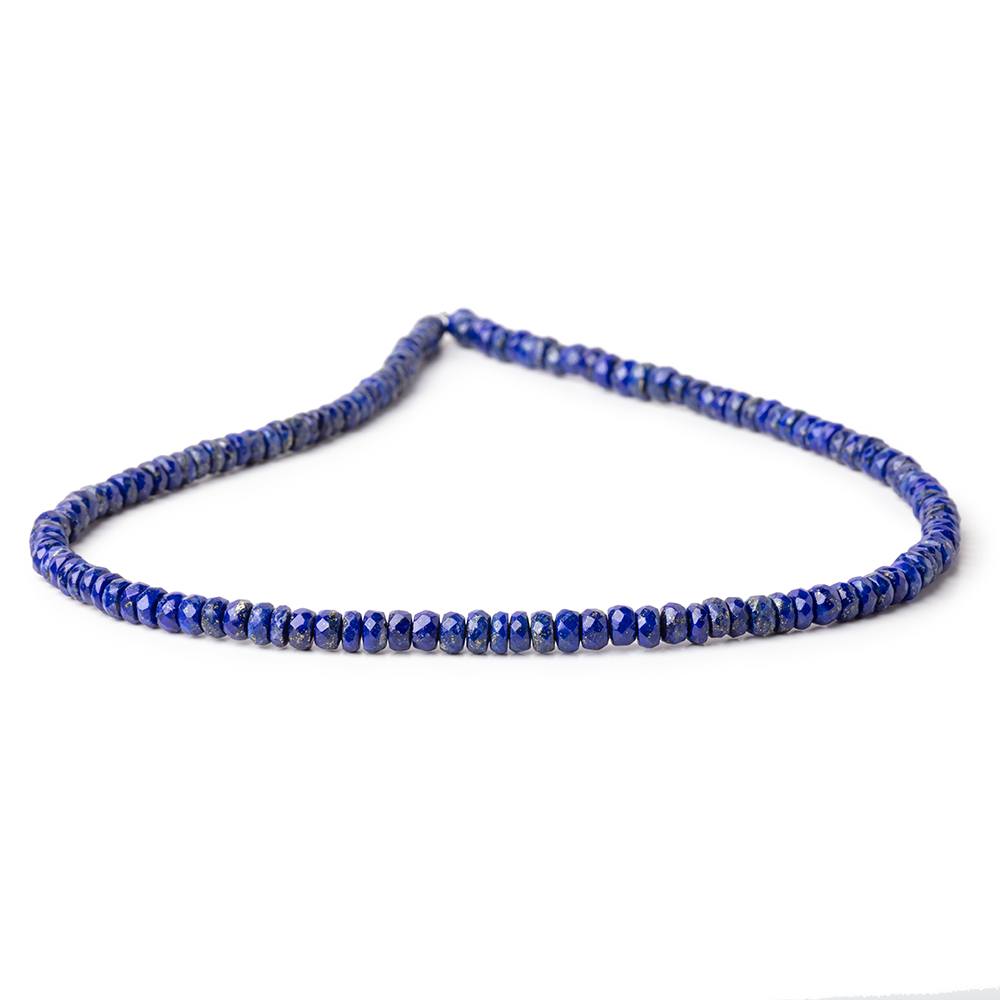 3.5-5.5mm Lapis Lazuli Faceted Rondelle Beads 14 inch 127 pieces (ONLINE ORDER ONLY)