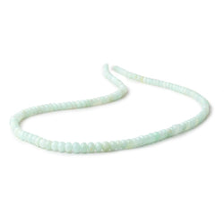 3.5-5.5mm Pale Chrysoprase Plain Rondelle Beads 18 inch 151 pieces (ONLINE ORDER ONLY)