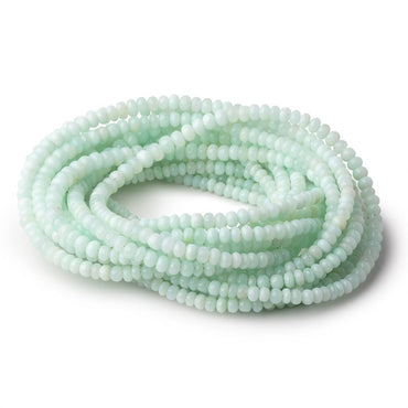 3.5-5.5mm Pale Chrysoprase Plain Rondelle Beads 18 inch 151 pieces (ONLINE ORDER ONLY)