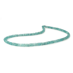 3.5-5.5mm Teal Kyanite Faceted Rondelle Beads 16 inch 162 pieces AA (ONLINE ORDER ONLY)