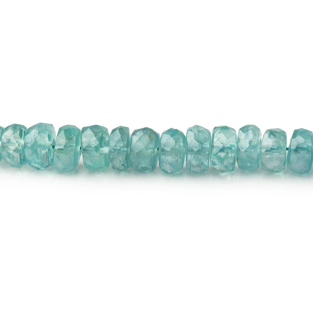 3.5-5.5mm Teal Kyanite Faceted Rondelle Beads 16 inch 162 pieces AA (ONLINE ORDER ONLY)