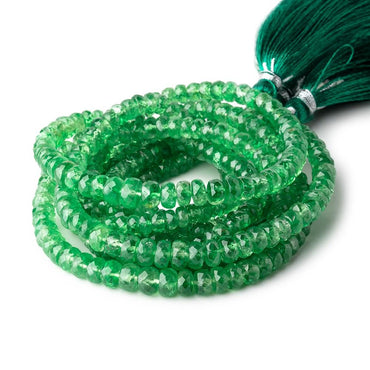 3.5-5.5mm Tsavorite Garnet Faceted Rondelle Beads 16 inch 164 pieces AA (ONLINE ORDER ONLY)
