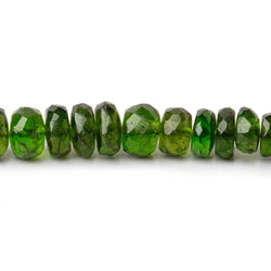 3.5-4mm Chrome Diopside faceted rondelle Beads 18 inch 210 pieces (ONLINE ORDER ONLY)