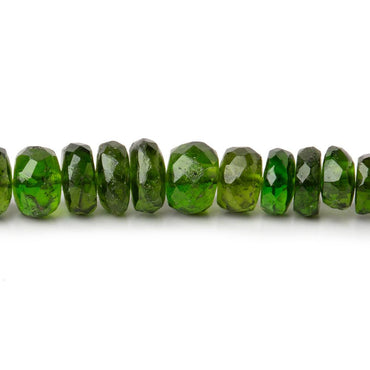 3.5-4mm Chrome Diopside faceted rondelle Beads 18 inch 210 pieces (ONLINE ORDER ONLY)