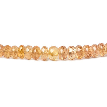 3.5-6.5mm Imperial Topaz Faceted Rondelle Beads 16.5 inch 162 pieces (ONLINE ORDER ONLY)