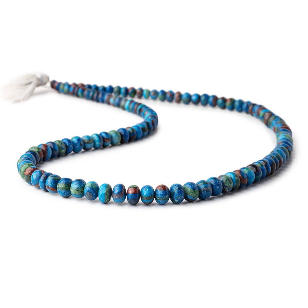 3.5-6.5mm Rainbow Calsilica Plain Rondelle Beads 17 inch 116 pieces (ONLINE ORDER ONLY)