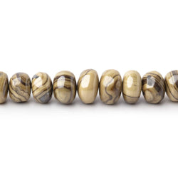 3.5-6.5mm Schalenblende Plain Rondelle Beads 18 inch 139 pieces (ONLINE ORDER ONLY)