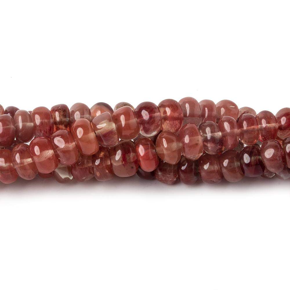 3.5-6mm Andesine plain rondelle beads 18 inch 166 pieces A (ONLINE ORDER ONLY)