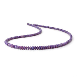 3.5-6mm Charoite Plain Rondelle Beads 17.75 inch 190 pieces AAA (ONLINE ORDER ONLY)