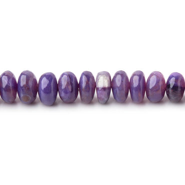 3.5-6mm Charoite Plain Rondelle Beads 17.75 inch 190 pieces AAA (ONLINE ORDER ONLY)