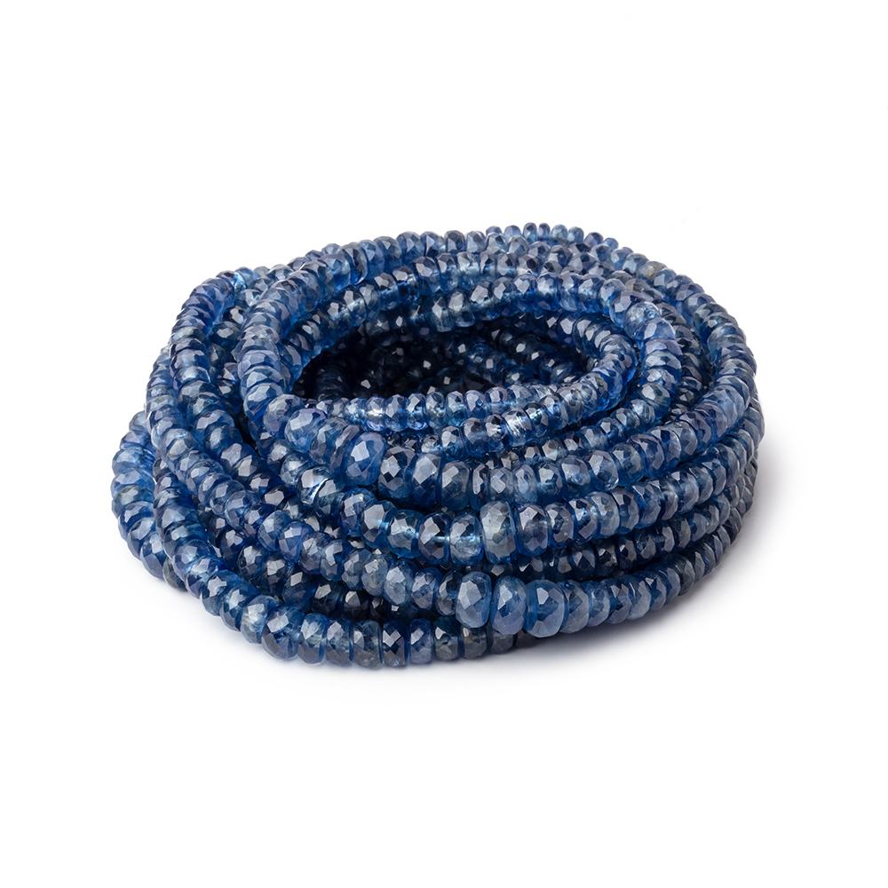 3.5-6mm Kyanite Faceted Rondelle Beads 18 inch 187 pieces AA (ONLINE ORDER ONLY)