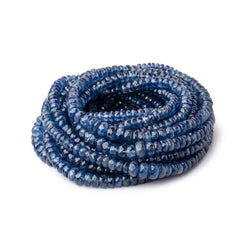 3.5-6mm Kyanite Faceted Rondelle Beads 18 inch 187 pieces AA (ONLINE ORDER ONLY)