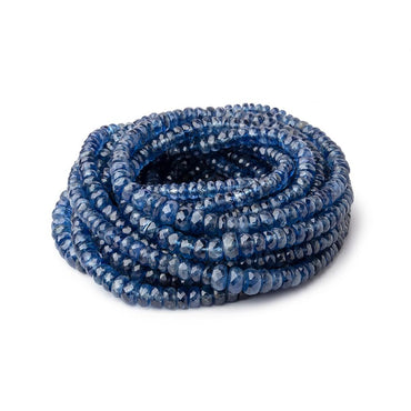 3.5-6mm Kyanite Faceted Rondelle Beads 18 inch 187 pieces AA (ONLINE ORDER ONLY)