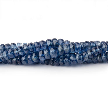3.5-6mm Kyanite Faceted Rondelle Beads 18 inch 187 pieces AA (ONLINE ORDER ONLY)