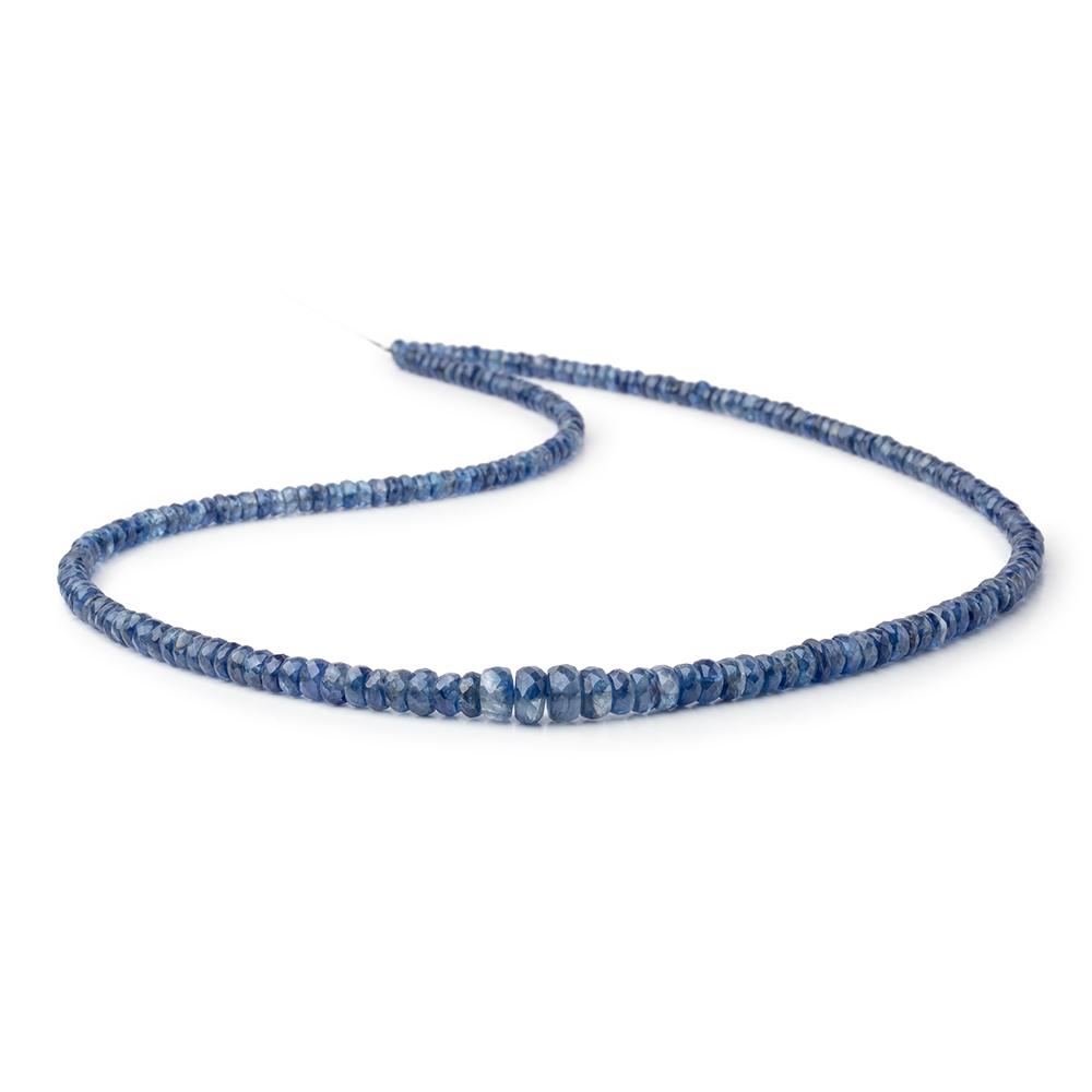 3.5-6mm Kyanite Faceted Rondelle Beads 18 inch 187 pieces AA (ONLINE ORDER ONLY)