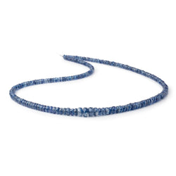 3.5-6mm Kyanite Faceted Rondelle Beads 18 inch 187 pieces AA (ONLINE ORDER ONLY)