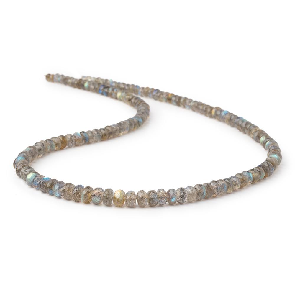 3.5-6mm Labradorite Faceted Rondelle Beads 18 inch 139 pieces AA (ONLINE ORDER ONLY)