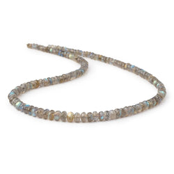 3.5-6mm Labradorite Faceted Rondelle Beads 18 inch 139 pieces AA (ONLINE ORDER ONLY)