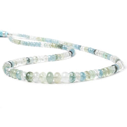 3.5-7.5mm Multi Beryl faceted rondelle beads 18 inch 151 pieces (ONLINE ORDER ONLY)
