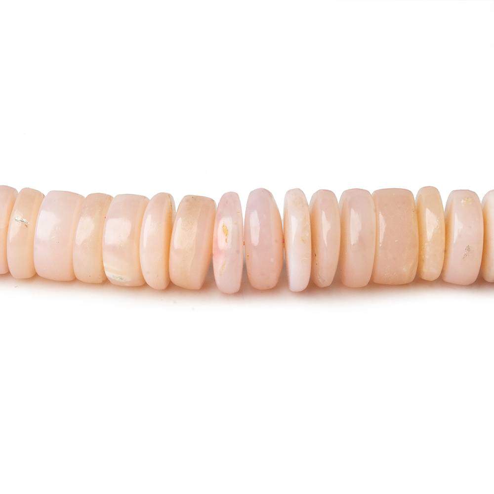 4-11mm Pink Peruvian Opal Plain Heshi 16 inch 210 Beads A (ONLINE ORDER ONLY)