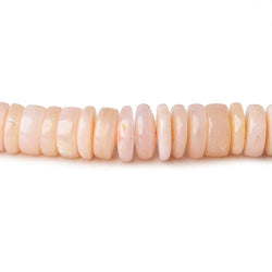 4-11mm Pink Peruvian Opal Plain Heshi 16 inch 210 Beads A (ONLINE ORDER ONLY)