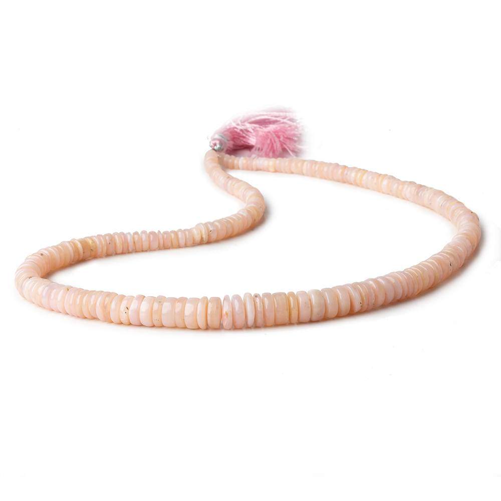 4-11mm Pink Peruvian Opal Plain Heshi 16 inch 210 Beads A (ONLINE ORDER ONLY)