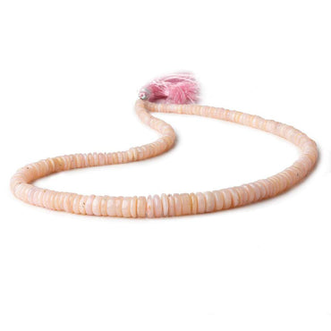 4-11mm Pink Peruvian Opal Plain Heshi 16 inch 210 Beads A (ONLINE ORDER ONLY)