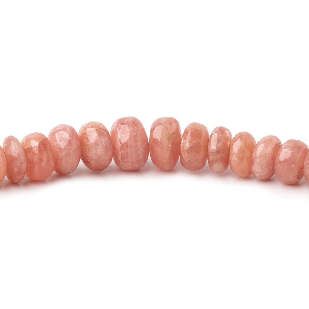 3.5-7.5mm Rhodochrosite Plain Rondelle Beads 18 inch 151 pieces AA (ONLINE ORDER ONLY)