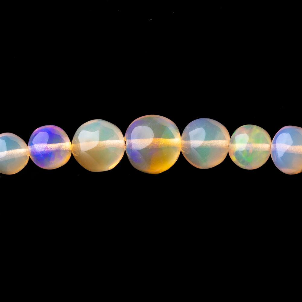 3.5-7mm Golden Ethiopian Opal Plain Round Beads 16 inch 90 pieces AA (ONLINE ORDER ONLY)