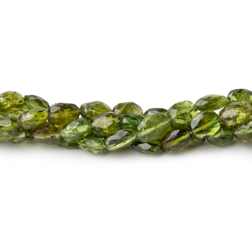 3.5-7mm Green Tourmaline Faceted Oval Beads 14.5 inch 67 pieces (ONLINE ORDER ONLY)