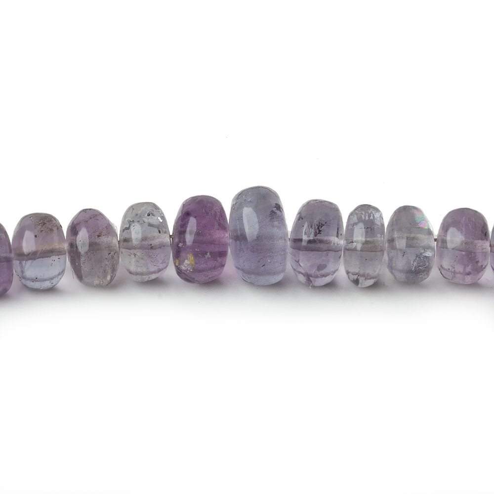 3.5-7mm Shaded Purple Fluorite plain rondelle beads 18 inch 160 pieces (ONLINE ORDER ONLY)