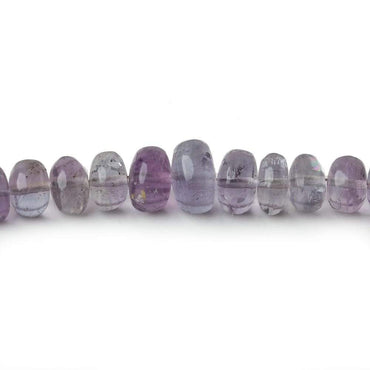 3.5-7mm Shaded Purple Fluorite plain rondelle beads 18 inch 160 pieces (ONLINE ORDER ONLY)