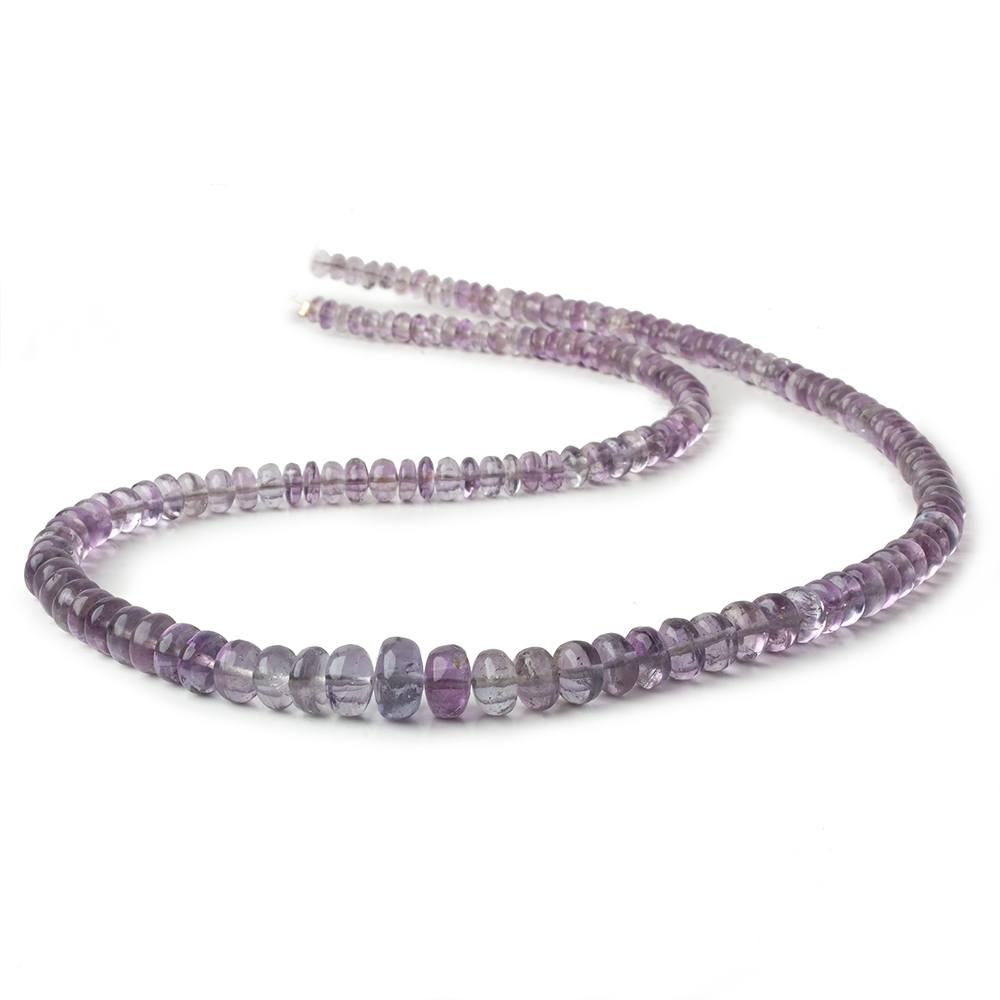 3.5-7mm Shaded Purple Fluorite plain rondelle beads 18 inch 160 pieces (ONLINE ORDER ONLY)