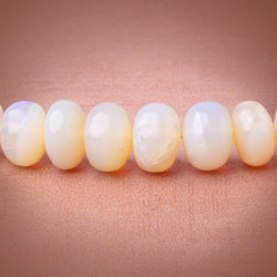 3.5-8mm Australian Opal Plain Rondelle Beads 17 inch 130 pieces AAA (ONLINE ORDER ONLY)