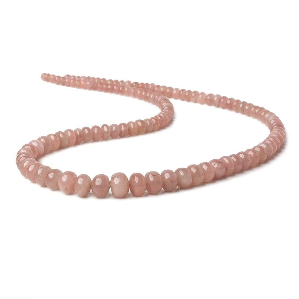 3.5-9mm Strawberry Quartz plain rondelles 18 inch 116 beads AA (ONLINE ORDER ONLY)