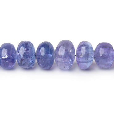4.5-6mm Tanzanite Plain Rondelle Beads 16 inch 110 pieces (ONLINE ORDER ONLY)