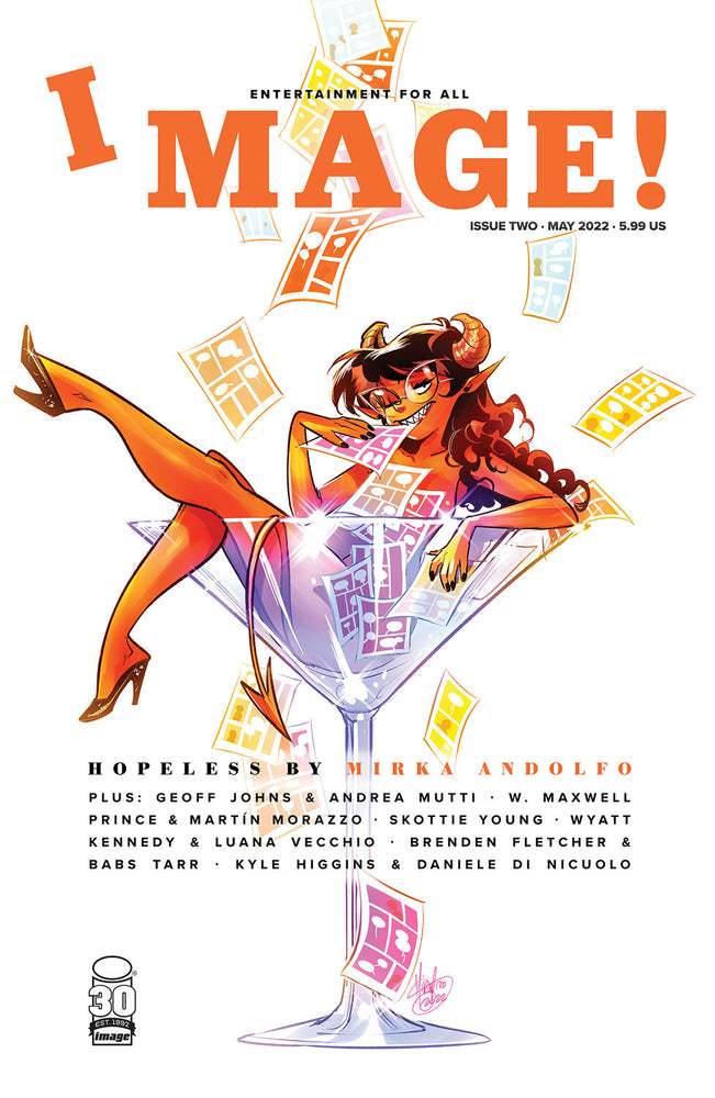 Image 30Th Annv Anthology #2 (Of 12) Mirka Andolfo Geoff Johns GGA Martini Homage (Mr) (05/18/2022) Image (ONLINE ORDER ONLY)