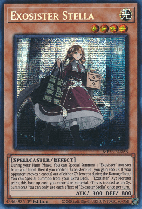 Exosister Stella [MP23-EN253] Prismatic Secret Rare (ONLINE ORDER ONLY)